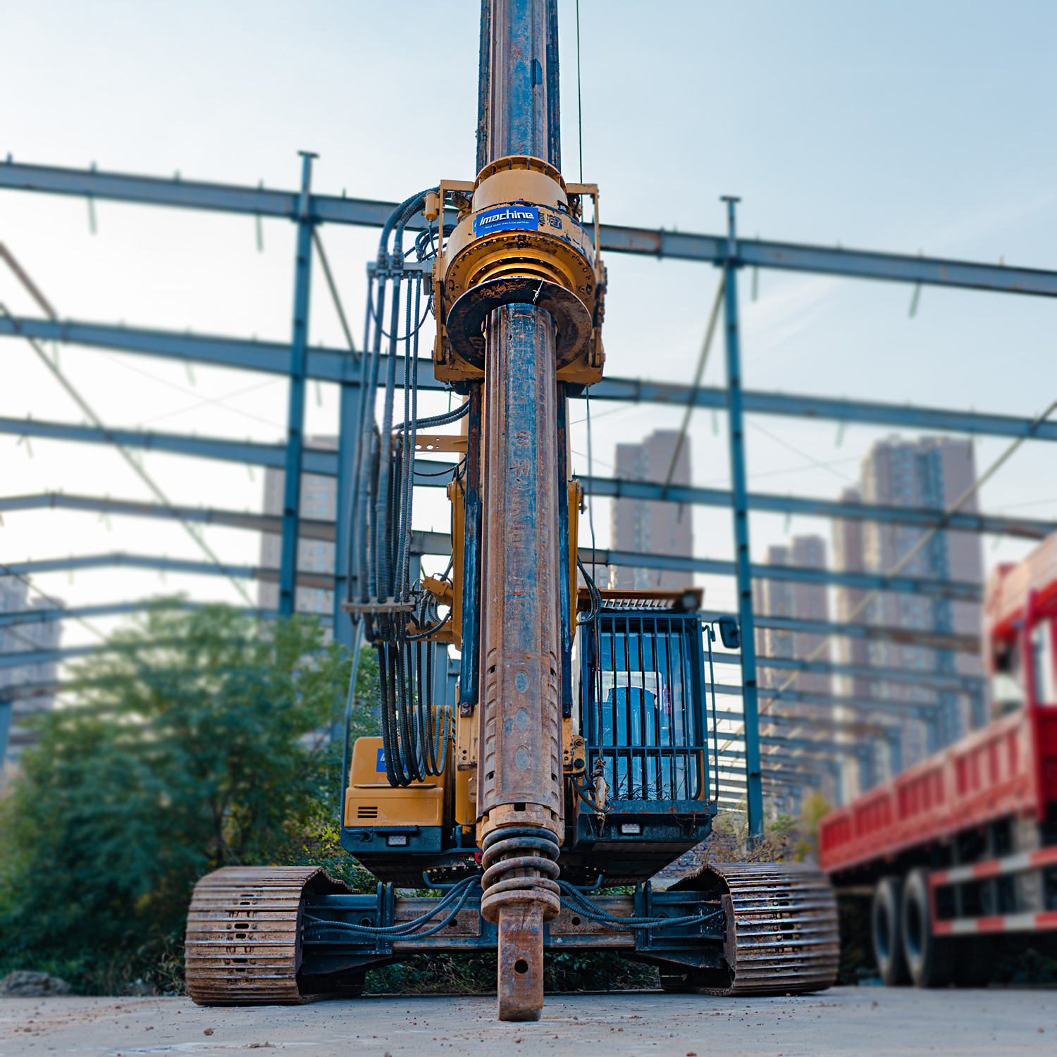 Understanding the Role of Major Components in Rotary Drilling Machines for Foundation Work
