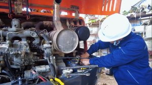 rotary drilling rig maintenance