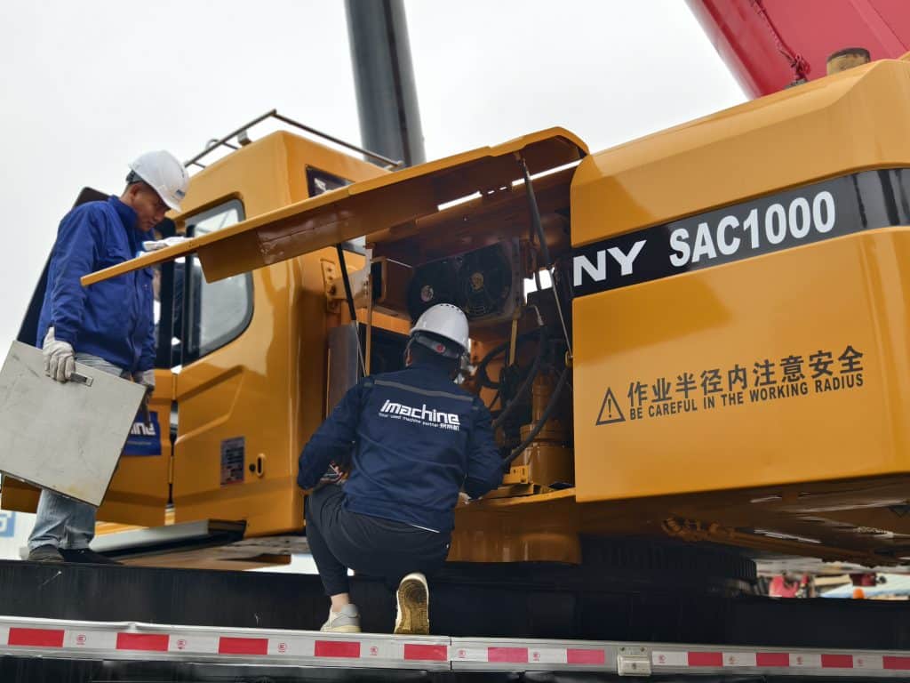 Grue sur chenilles Sany SCC550A d'occasion | 55 tonnes | Modèle 2019 ...