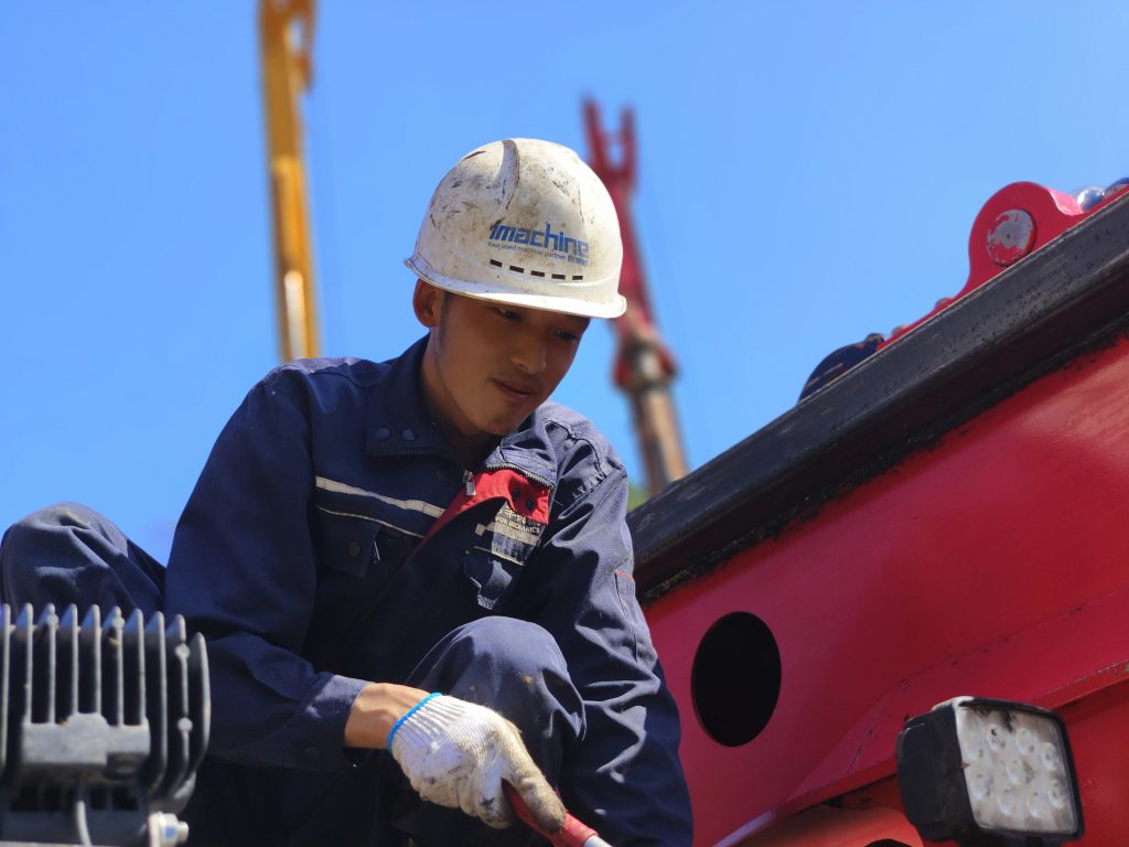 Control de calidad para maquinaria de construcción usada