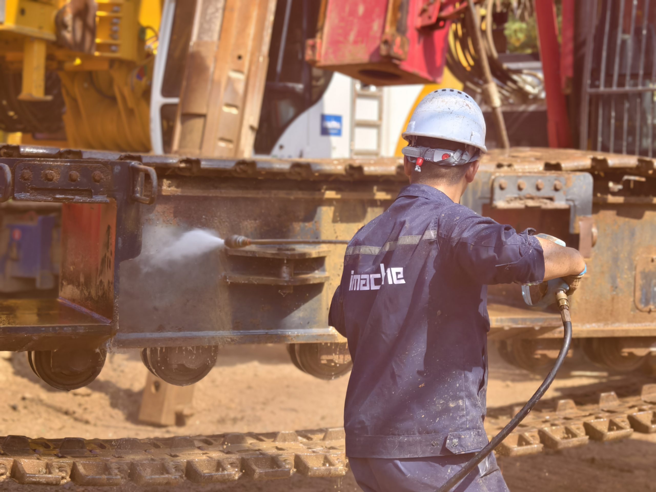 Contrôle qualité des engins de chantier d'occasion