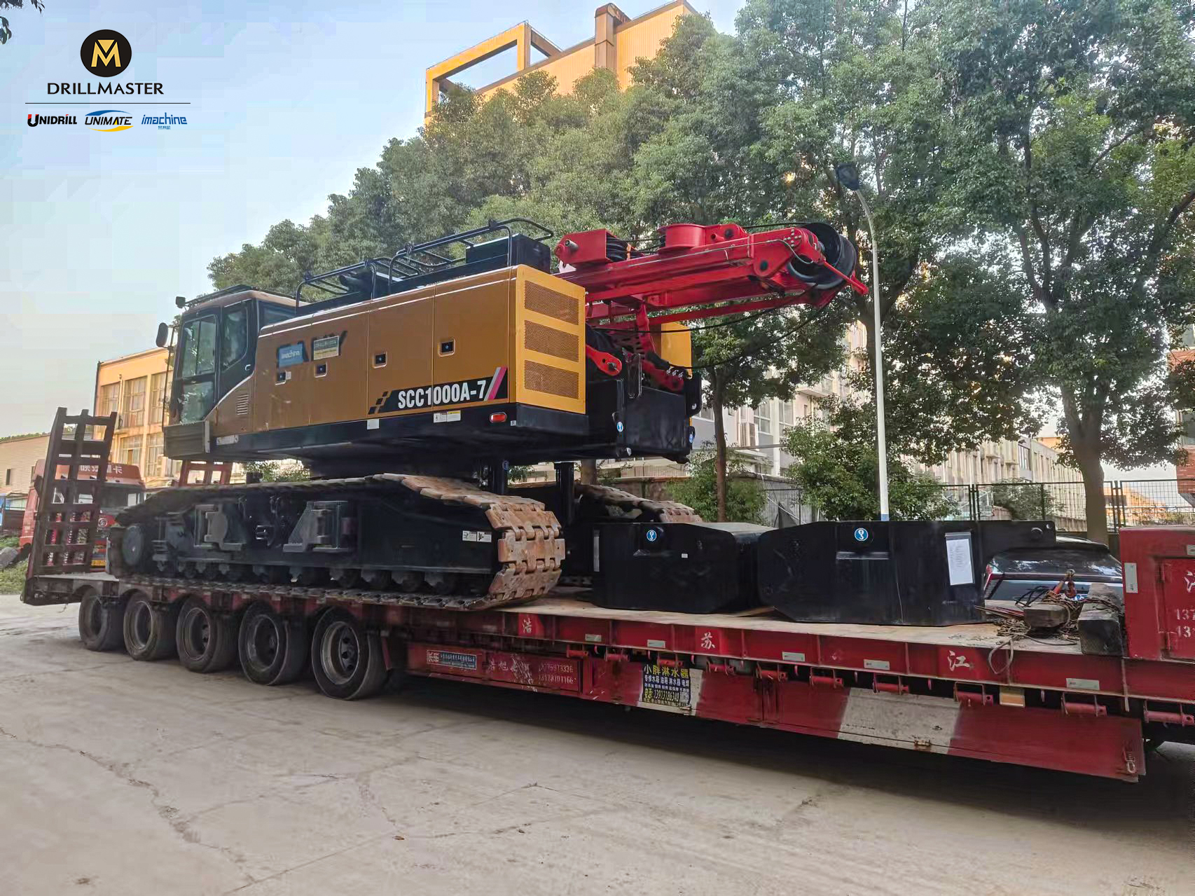 imachine mengirimkan crane perayap bekas