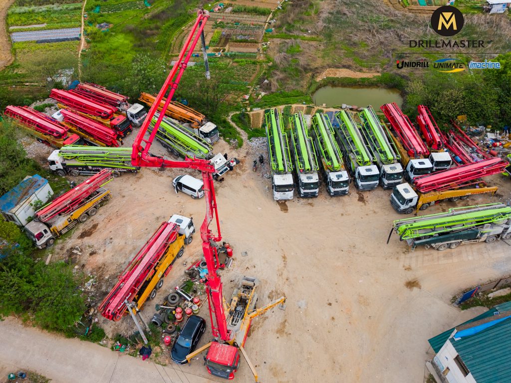 concrete pump truck