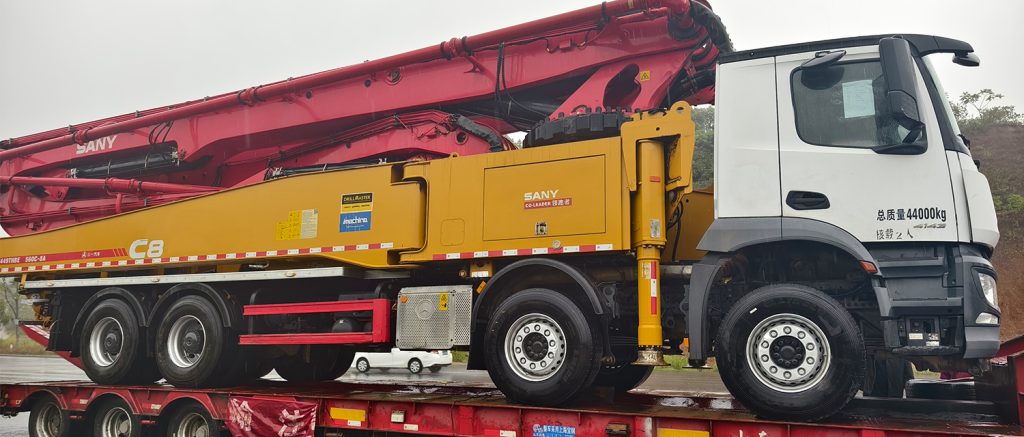 used concrete pump truck
