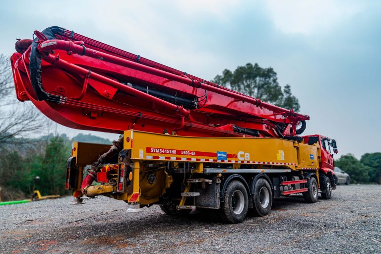 sany 56m concrete pump truck