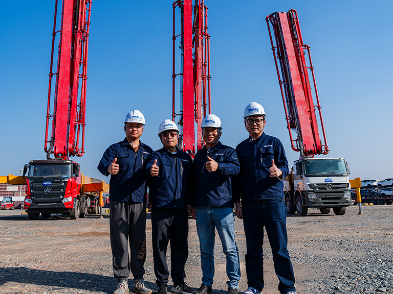 imachine concrete pump truck 2
