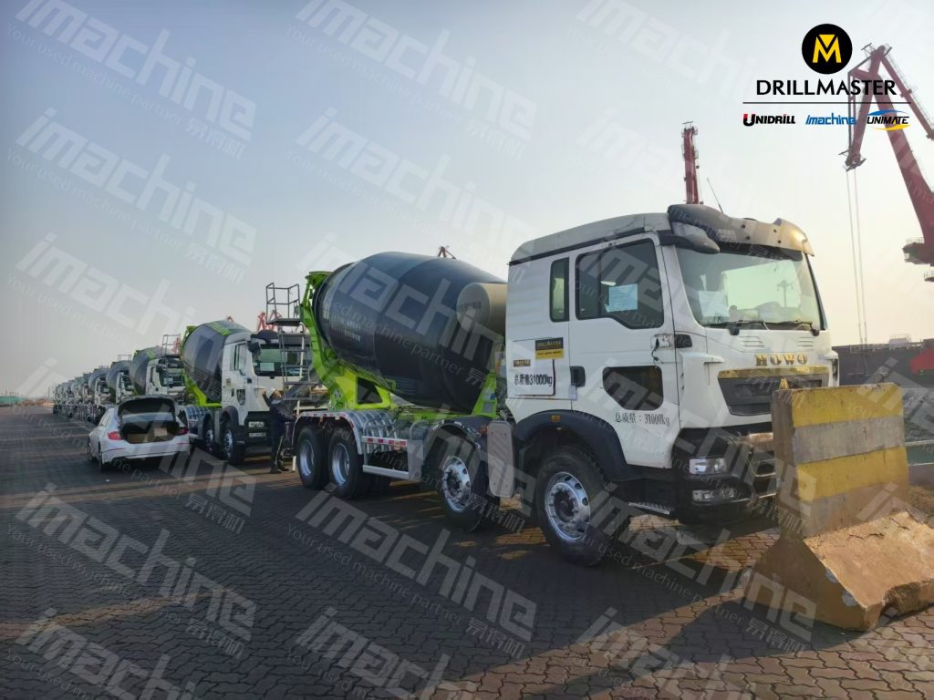 zoomlion concrete mixer trucks delivered