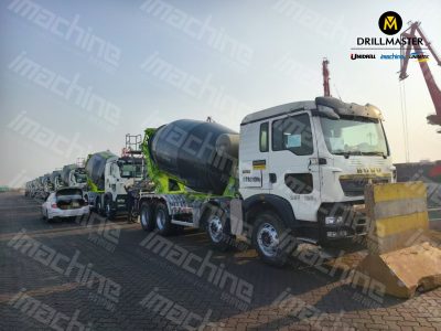 deliver zoomlion concrete mixer truck