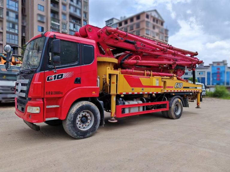 sany 39m concrete pump truck