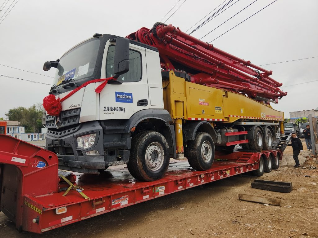 sany concrete pump delivery