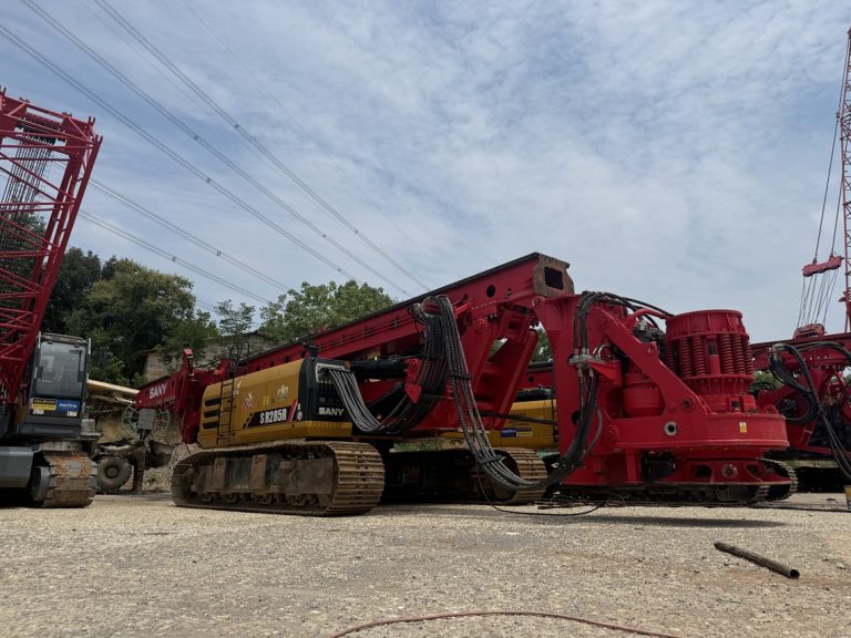 SANY SR285 ցցերի տեղադրման սարքավորում