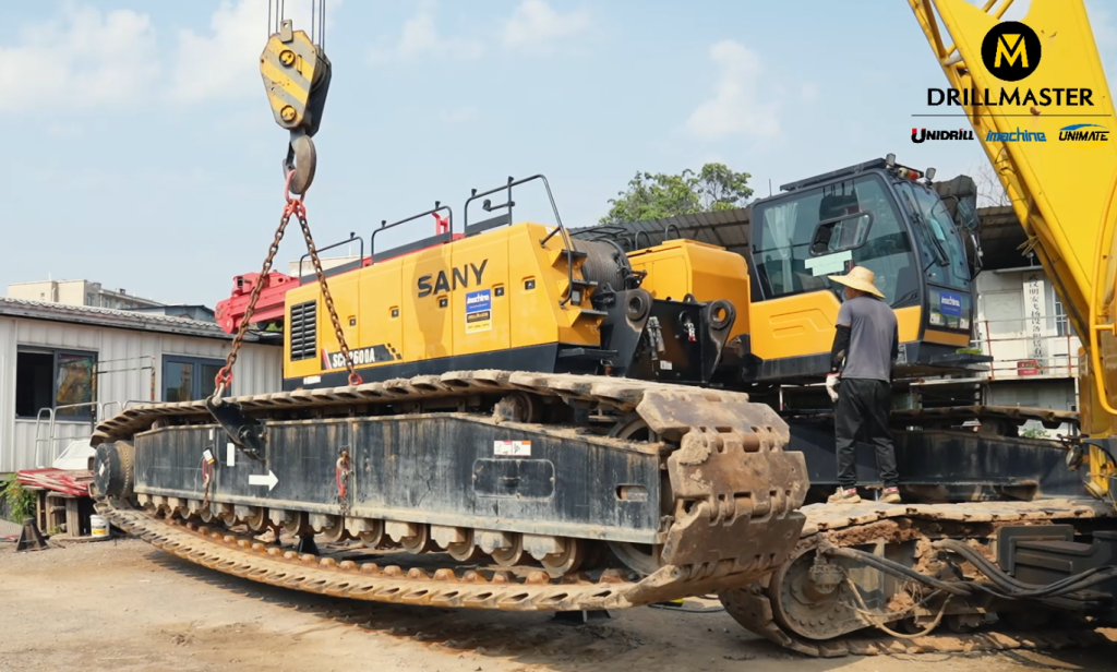 dissemble the used sany scc2600 crawler crane