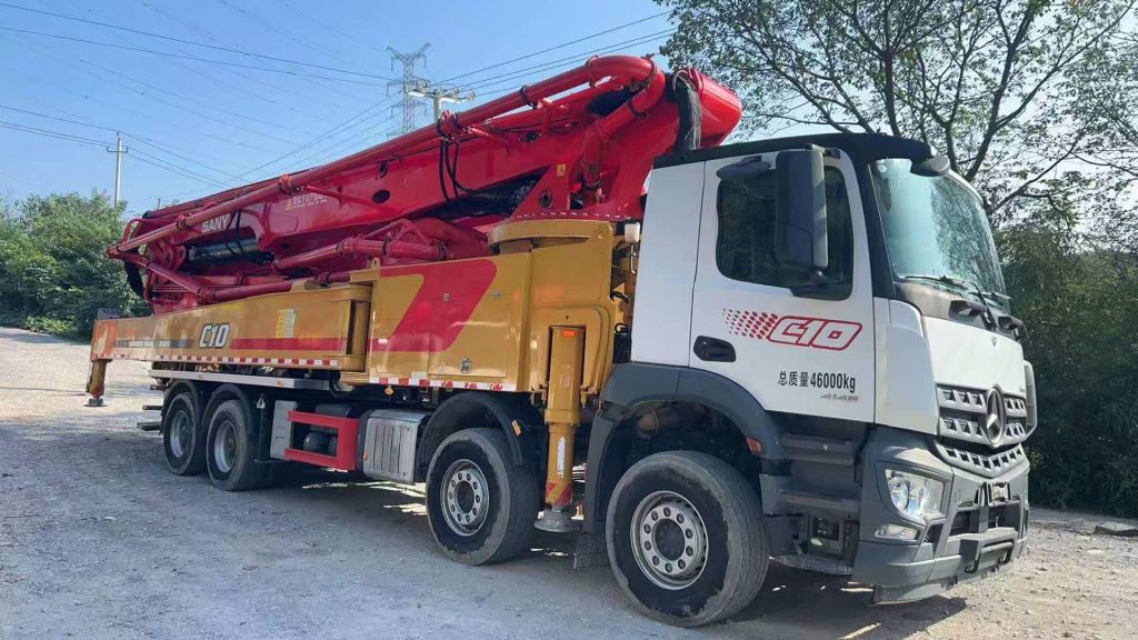 sany concrete pump truck