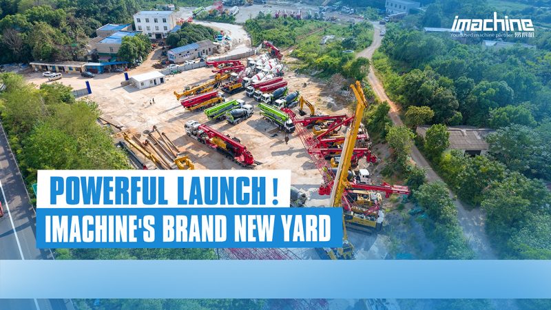 imachine construction equipment yard