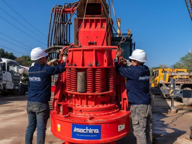 rotary drilling rig power head maintenance