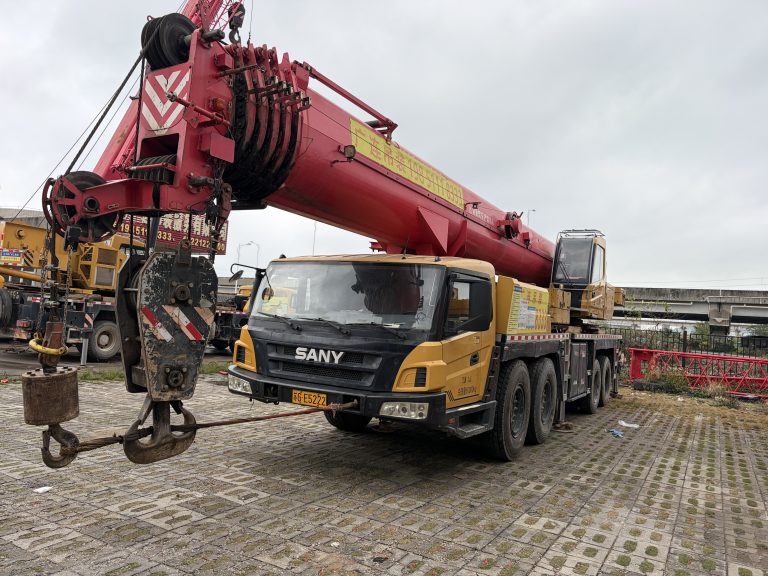 sany stc800e6 used mobile crane
