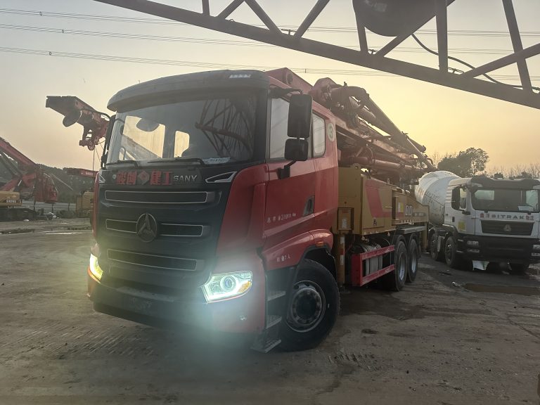 sany 43m concrete boom pump