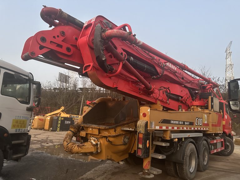sany 43m concrete boom pump