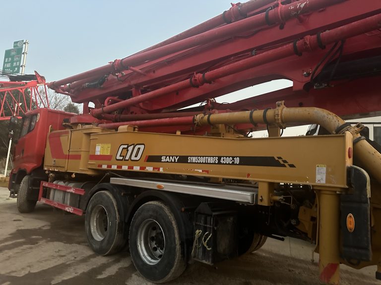 sany 43m concrete boom pump