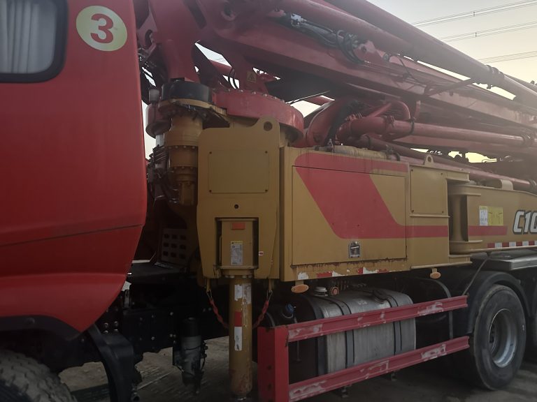 sany 43m concrete boom pump