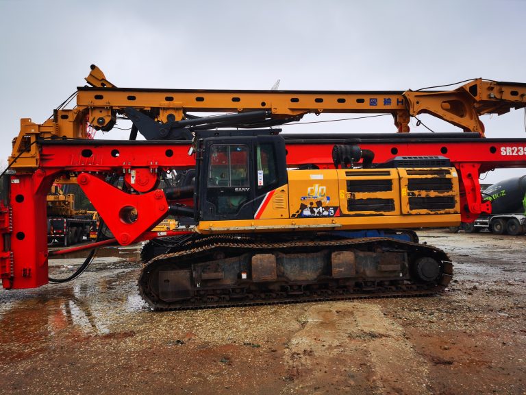 Used SANY SR235 Rotary Drilling Rig for foundation piling