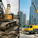 Crawler crane vs All Terrain crane comparison for construction