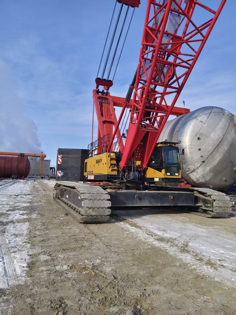 SANY 180-ton track-mounted crane