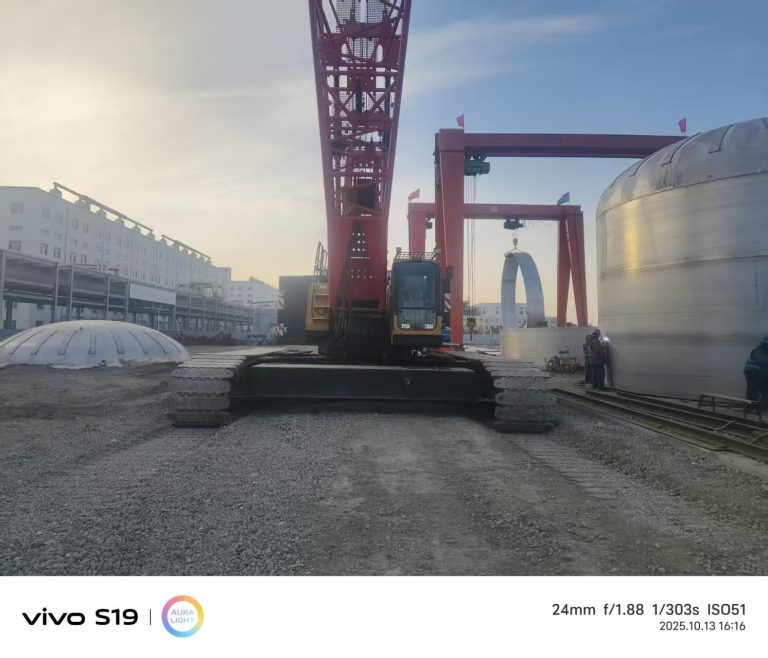 SANY 180-ton track-mounted crane