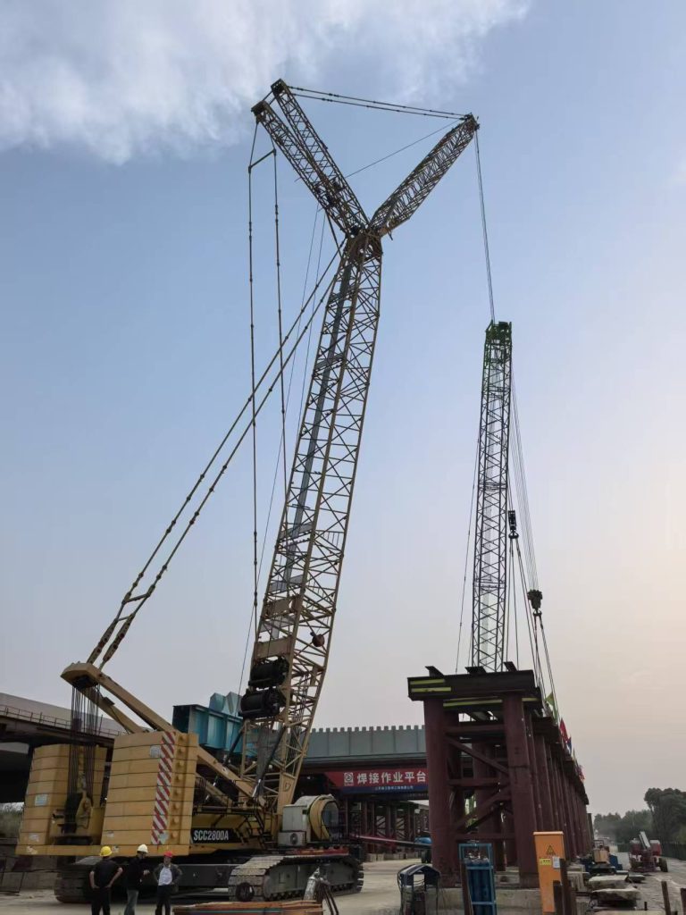 SANY SCC2800A track-mounted crane