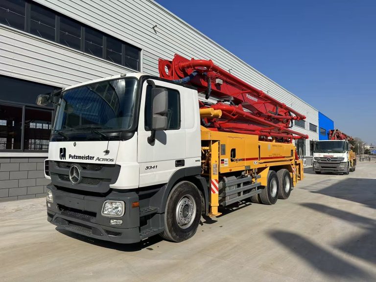 putzmeister 38m concrete pump truck
