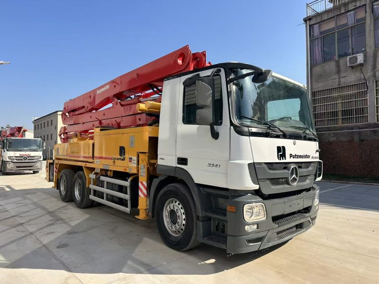 putzmeister 38m concrete pump truck