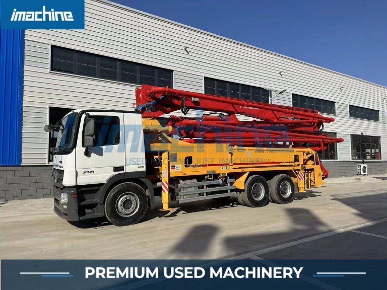 putzmeister 38m concrete pump truck