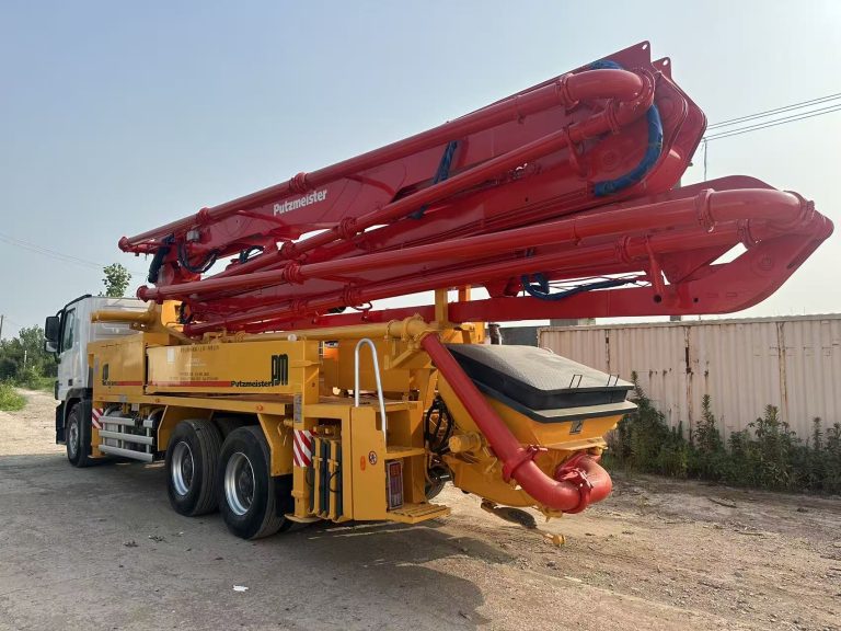 putzmeister 38m concrete pump truck