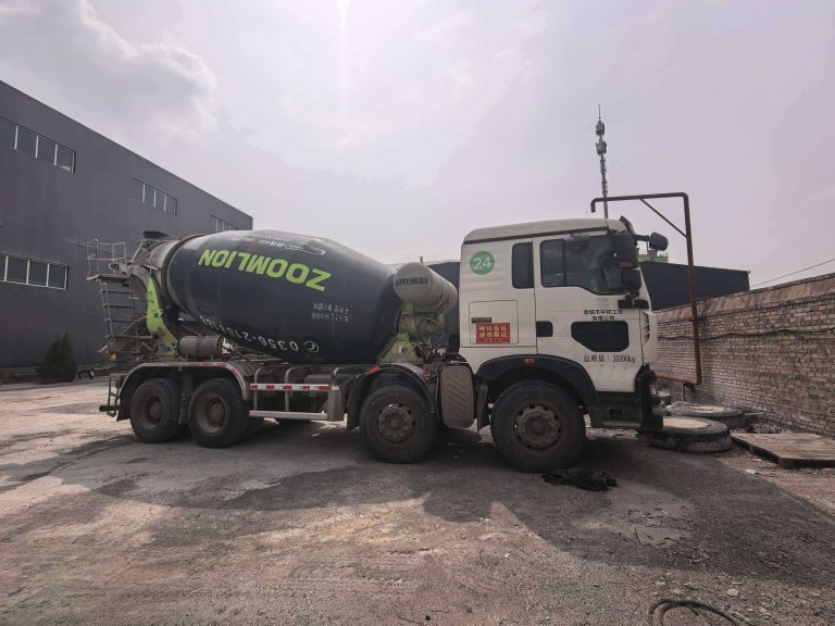 zoomlion 12m3 concrete mixer truck