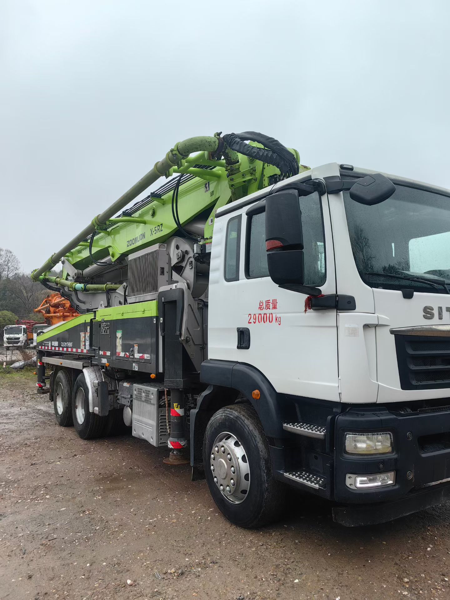 zoomlion 43m boom pump