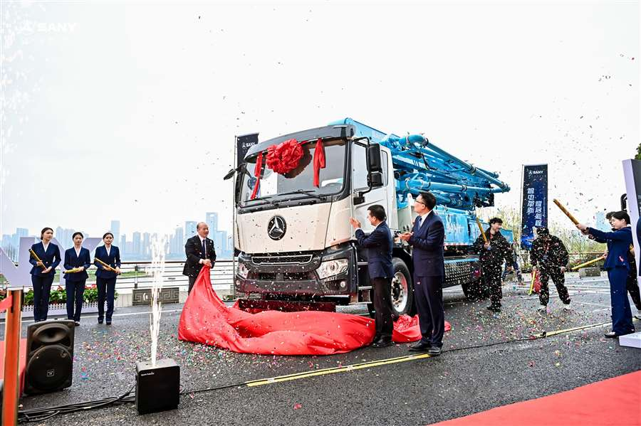 SANY Hybrid Concrete Pump Truck