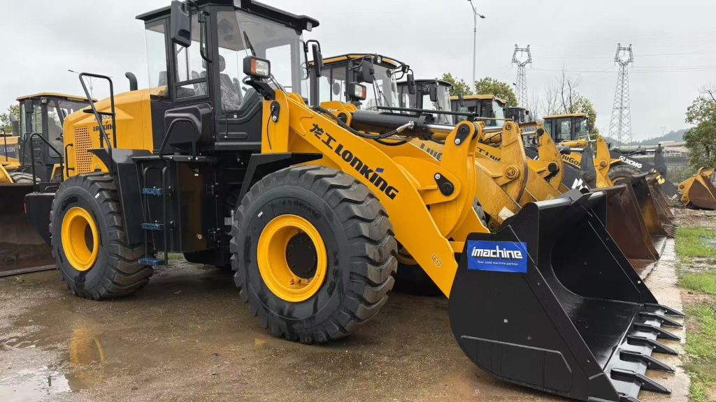 imachine wheel loader yard