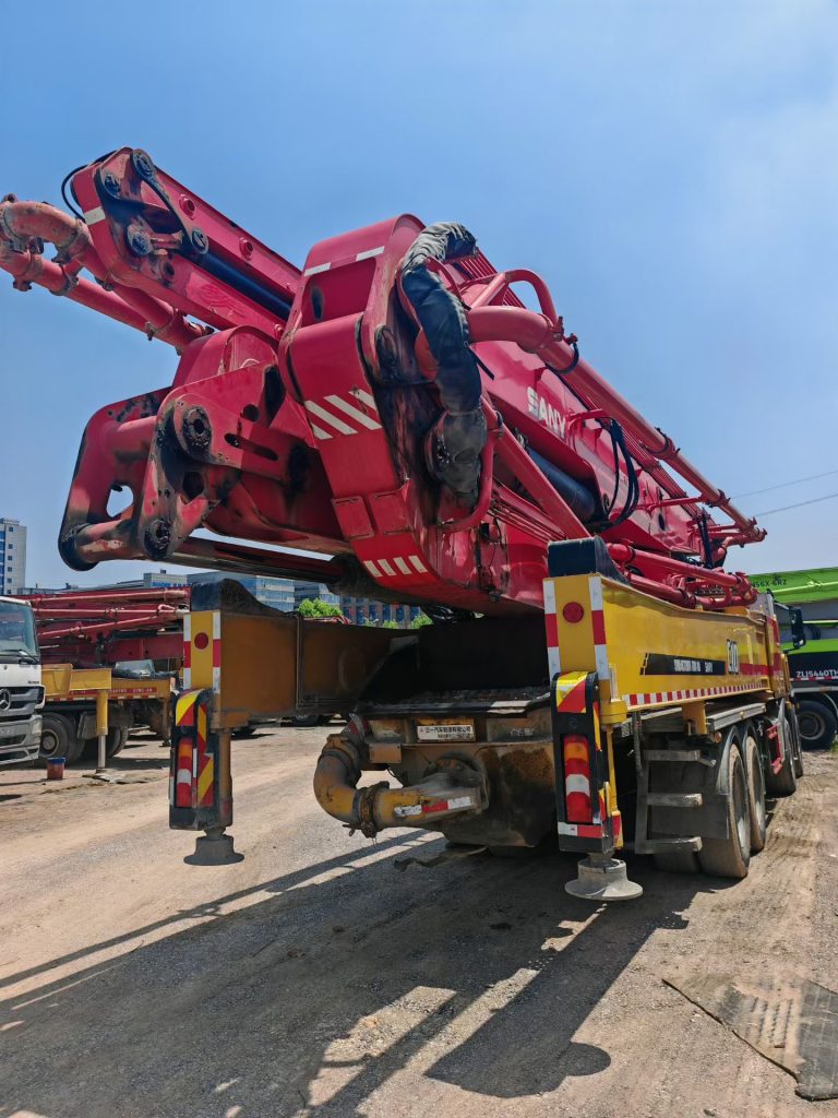 sany 62m concrete pump truck