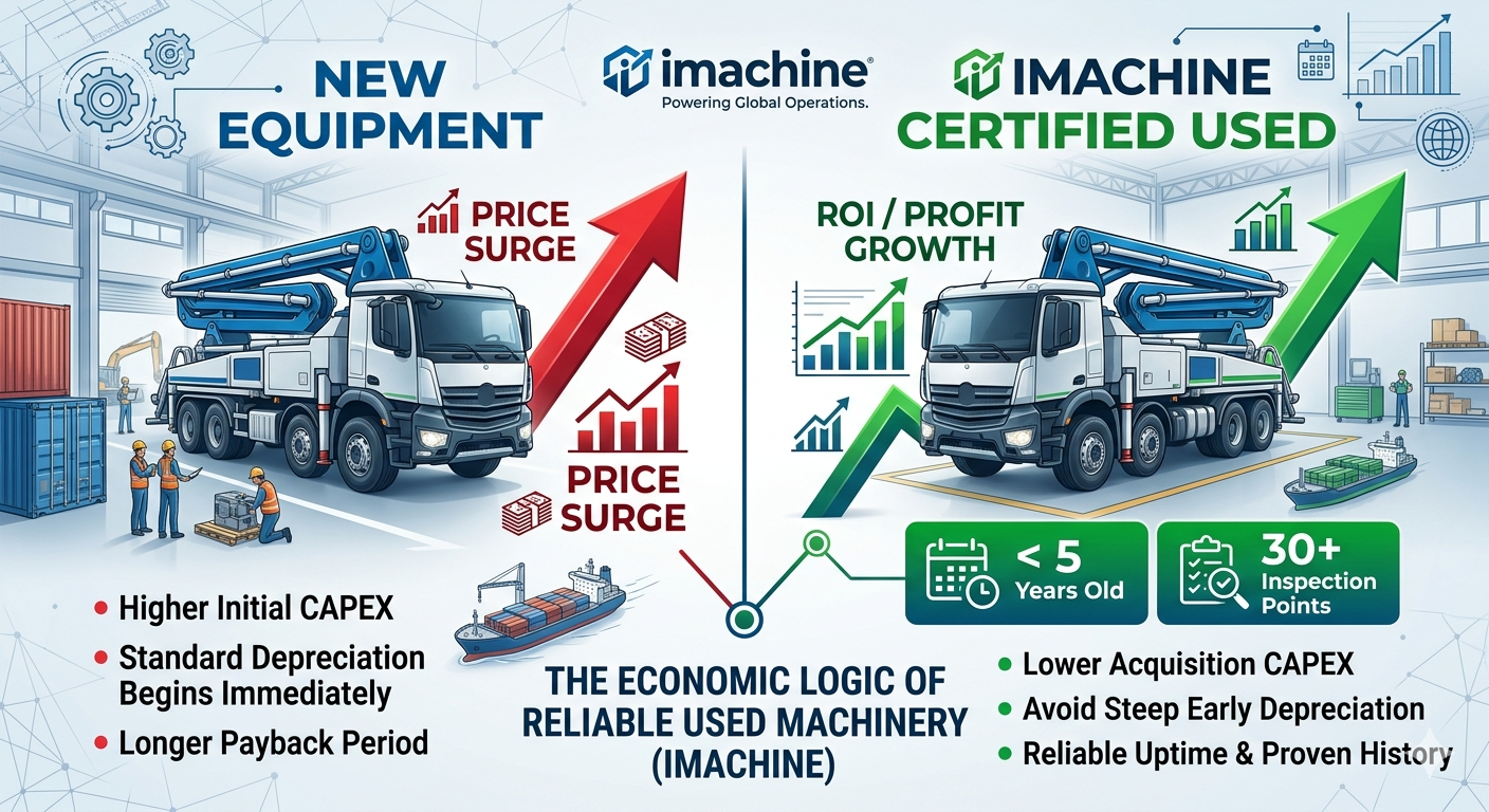 construction machinery price trends 2026