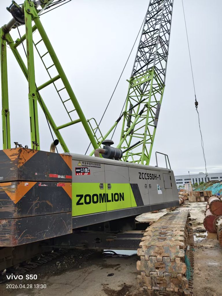 zoomlion 55 ton crawler crane