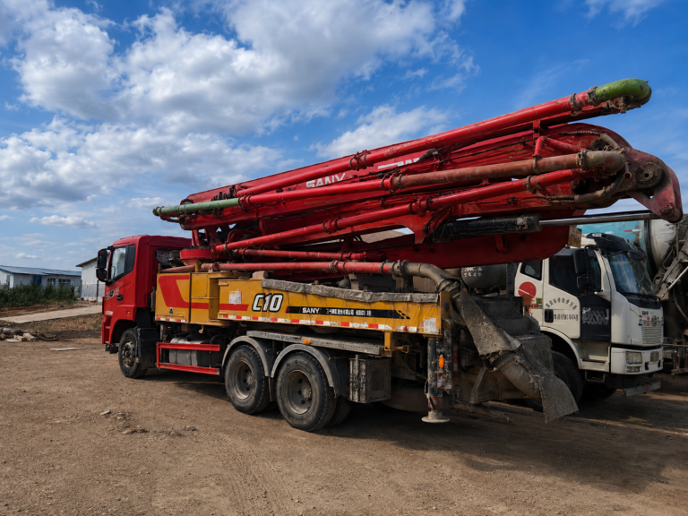 sany 43m concrete pump truck