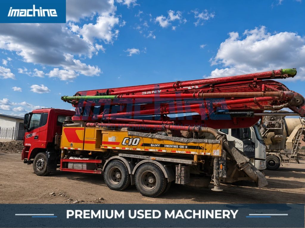 sany 43m concrete pump truck