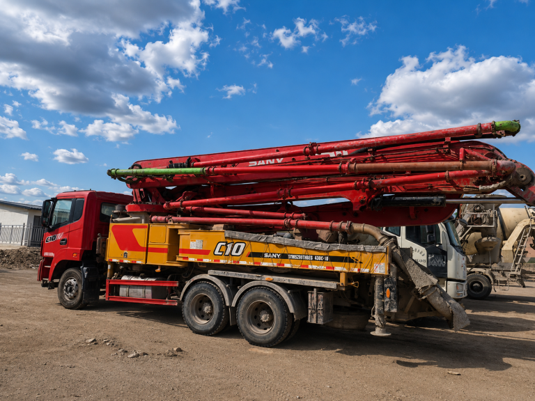 sany 43m concrete pump truck