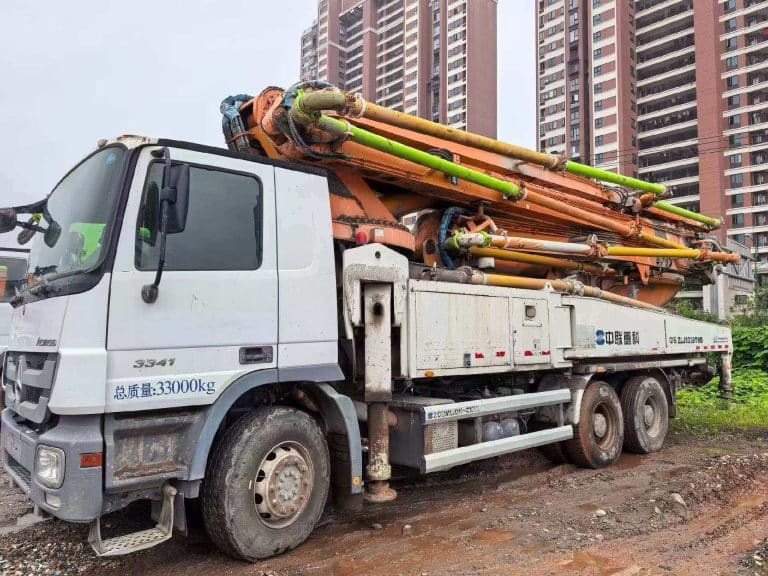 49m zoomlion concrete pump truck