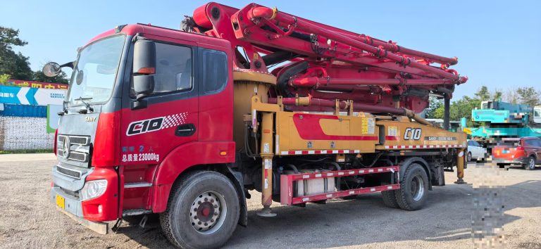 sany 39m concrete pump truck