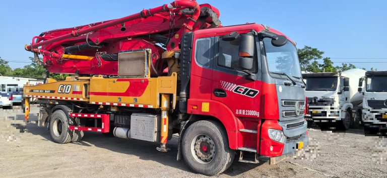 sany 39m concrete pump truck