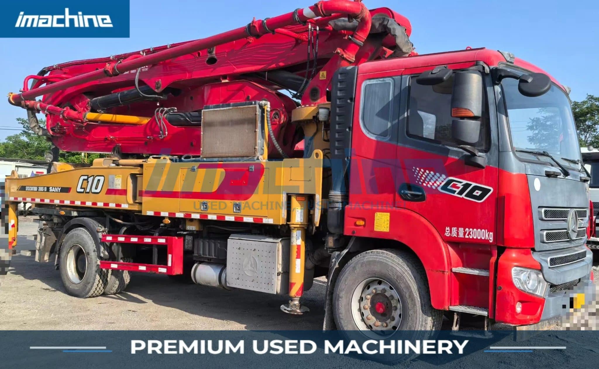39m SANY Mobile Concrete Pump