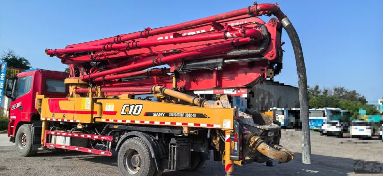 sany 39m concrete pump truck