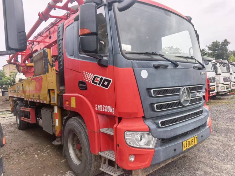sany 39m concrete pump truck