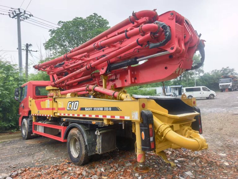 sany 37m concrete pump truck
